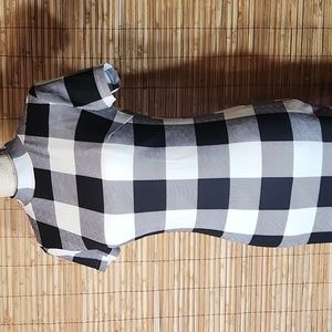 Fitted Moc Collar Dress 🖤